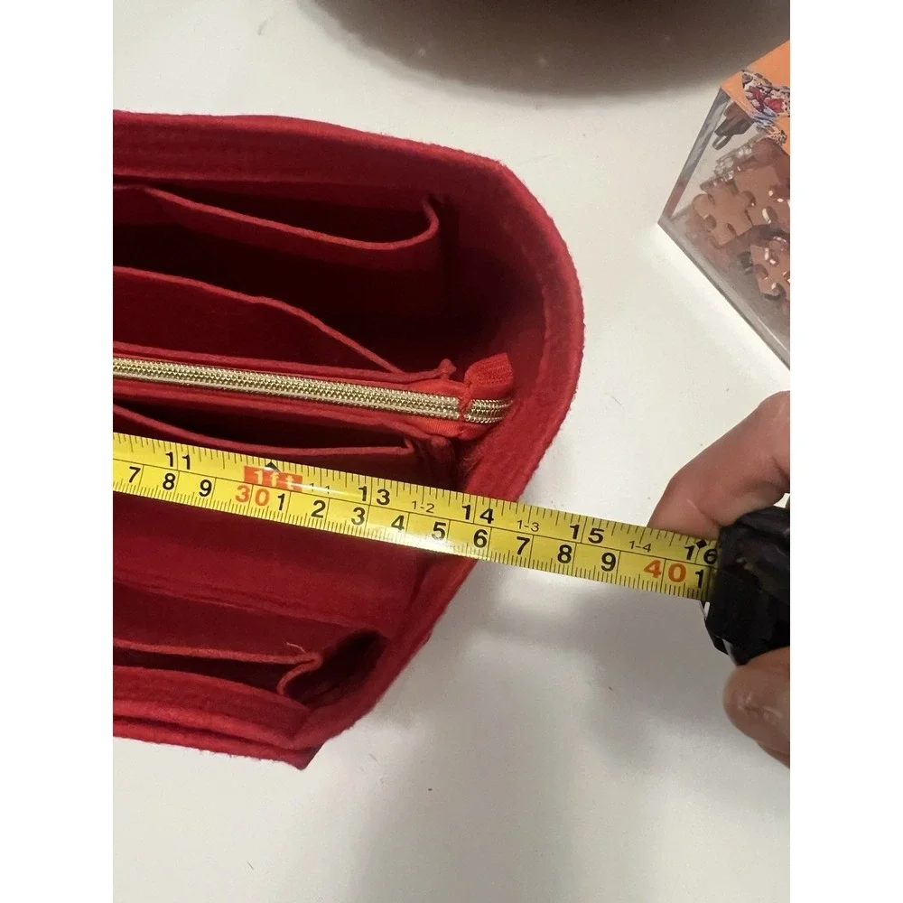 OhMyStyle Bag Organizer Red Zipper Pouch
